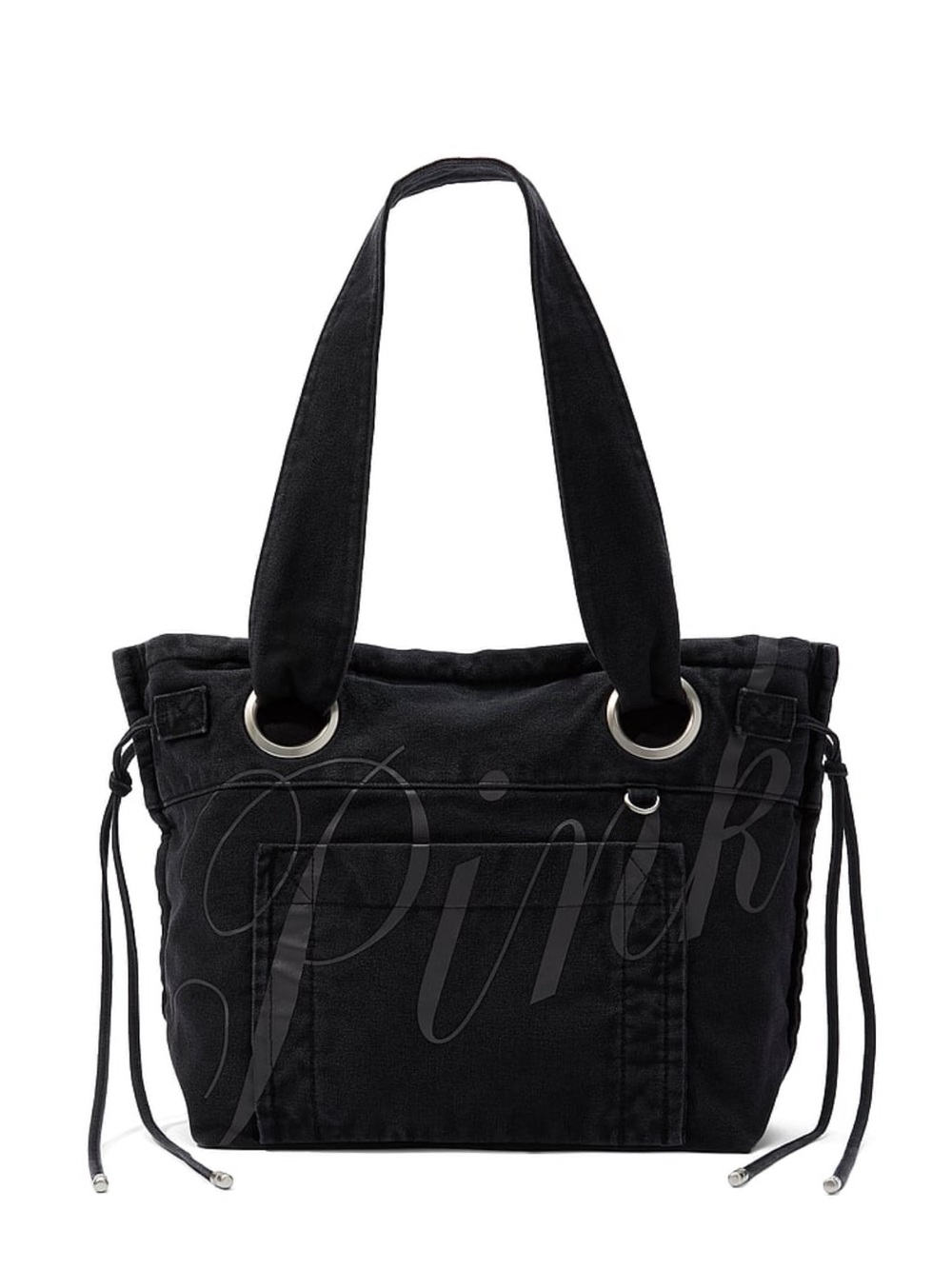 SOLD OUT PINK Black Canvas Tote NWT